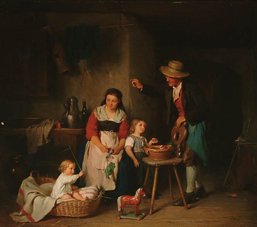 German Art Josef Miller (19th Century)