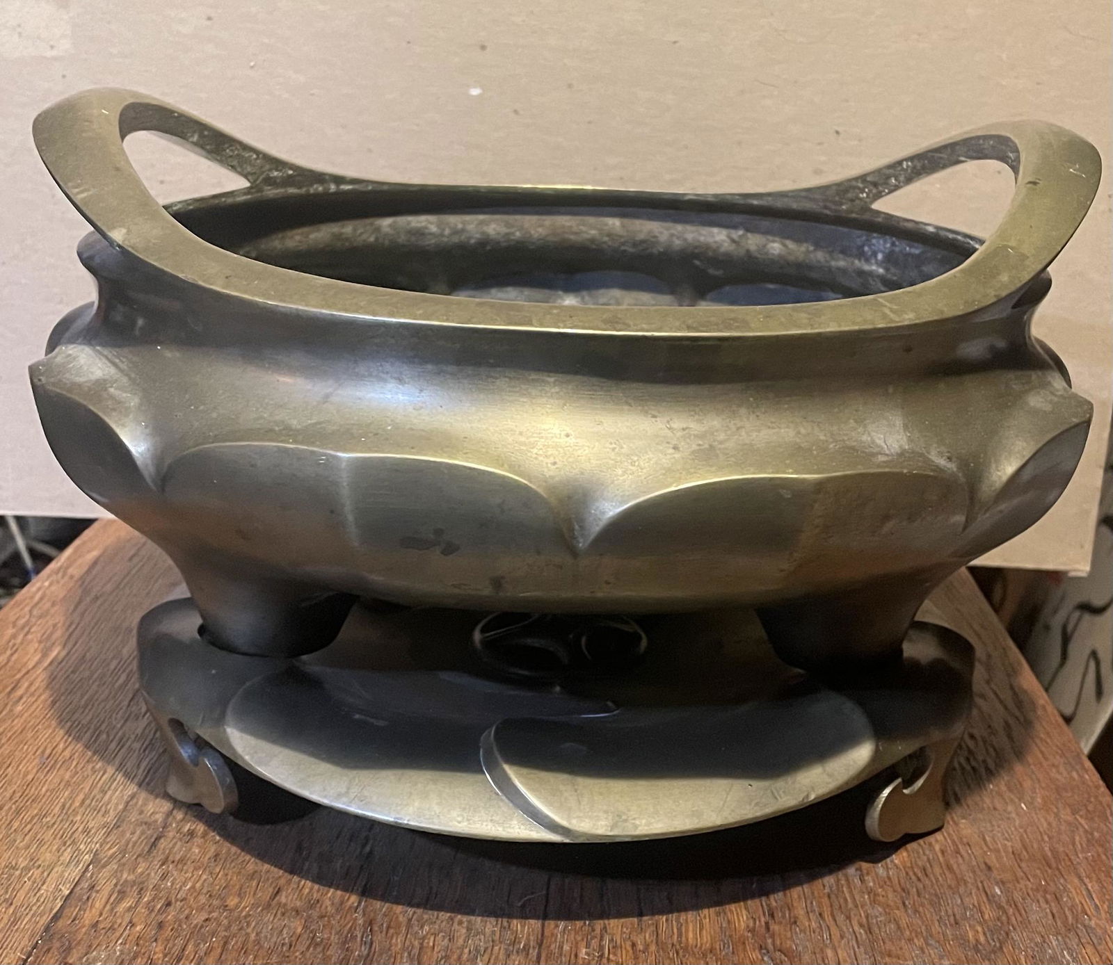 Heavy bronze censer (1 of 2)