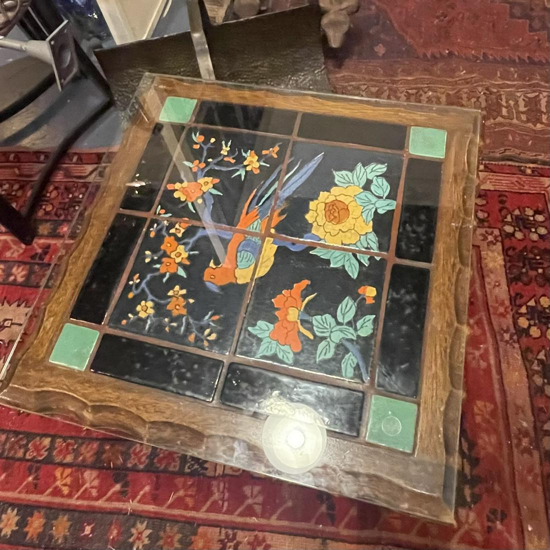 Monterey parrot tile table (1 of 5)