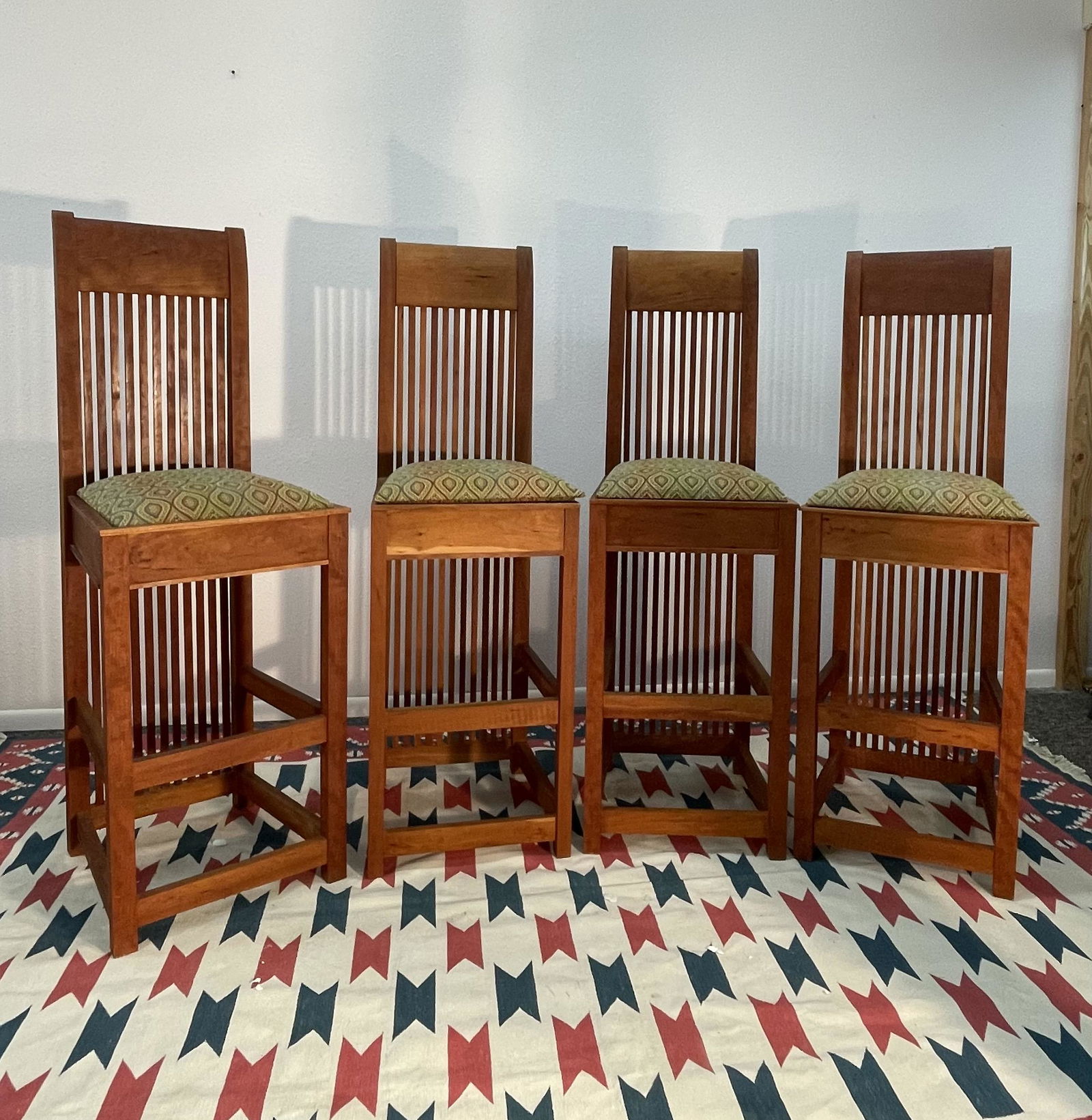 Prairie School bar stools (1 of 4)