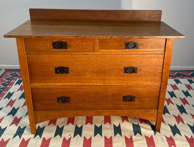 Gustav Stickley dresser (1 of 5)