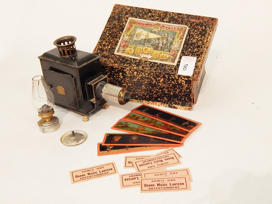 German Magic Lantern Lantern Magica Projector (1 of 3)