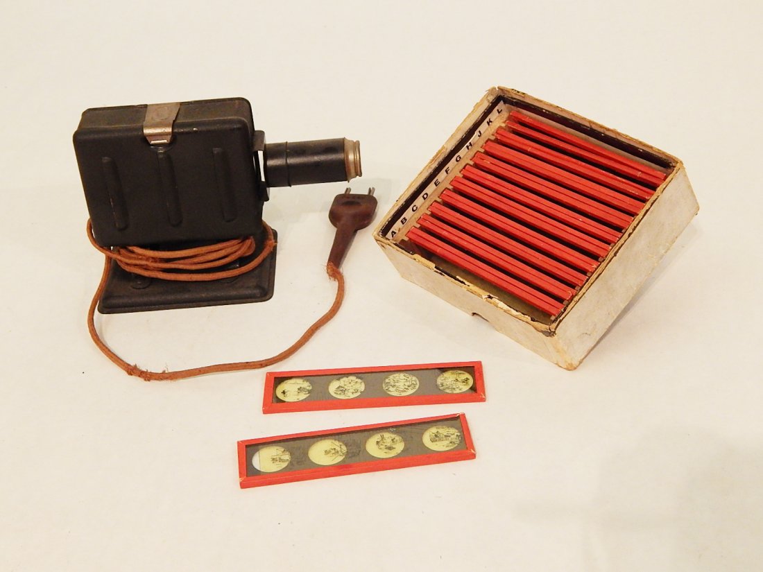 c.1930s Mickey Mouse Glass Magic Lantern Slides (1 of 4)