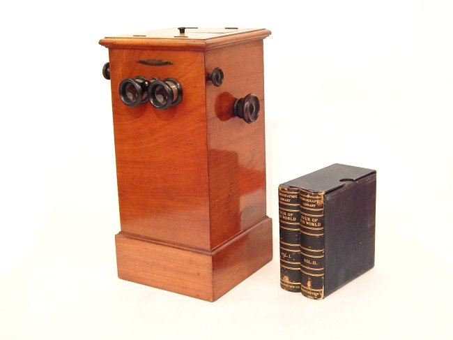 Unis-France Mahogany Case Tabletop Stereoscope (1 of 5)