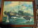 R. ATKINSON FOX WWI OCEAN BATTLE CHROMOLITHOGRAPH