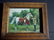 19THC CHROMOLITHOGRAPH OF BUFFALO BILL CODY & HORSE