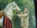 19THC CHROMOLITHOGRAPH OF BUFFALO BILL CODY & HORSE - 3