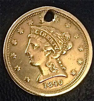 1840-o Liberty Quarter Eagle Gold Coin (1 of 5)