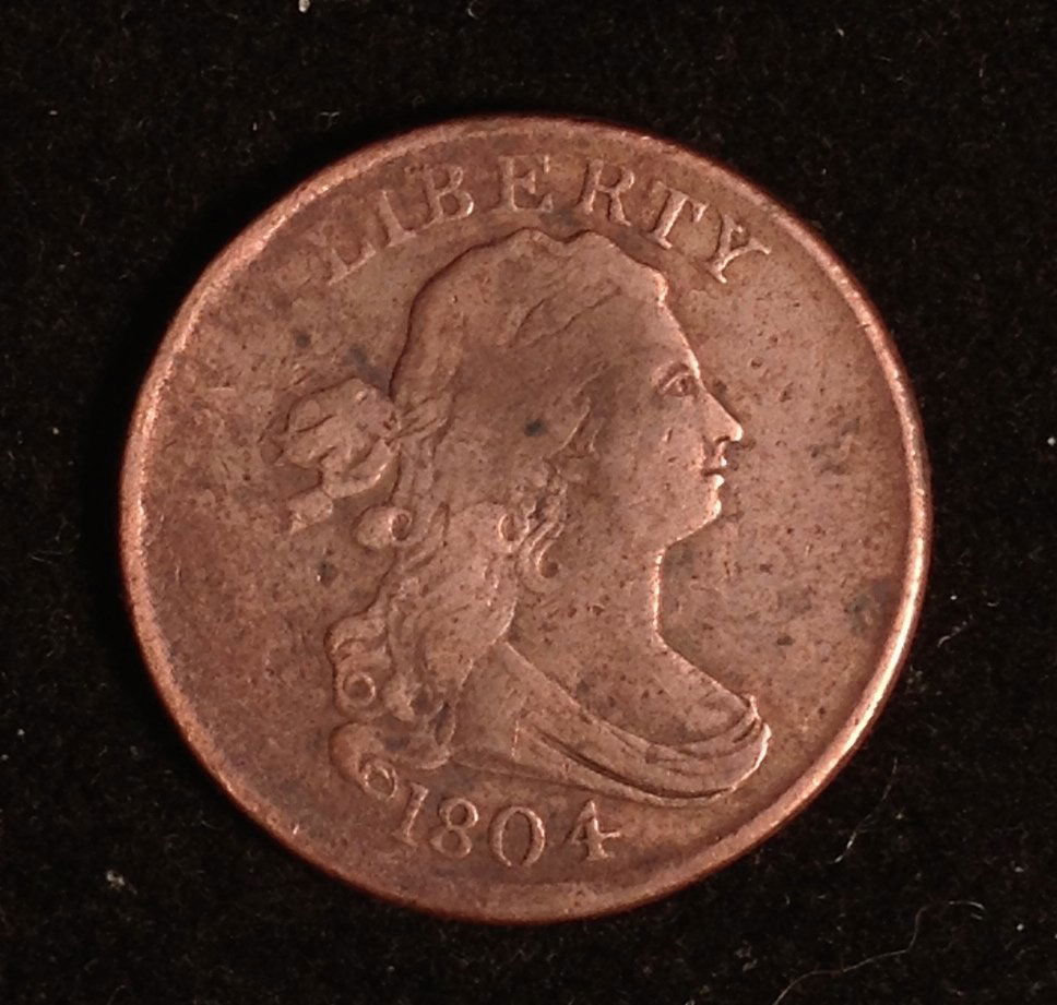 1804 1/2 Penny Copper Coin (1 of 2)