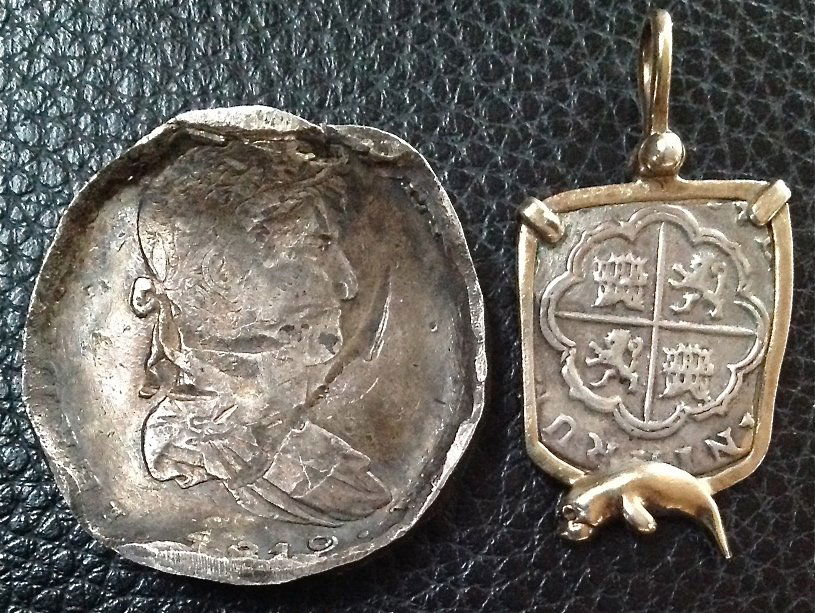 1819 shipwreck coin & Atocha Tresure coin/Jewelry (1 of 2)