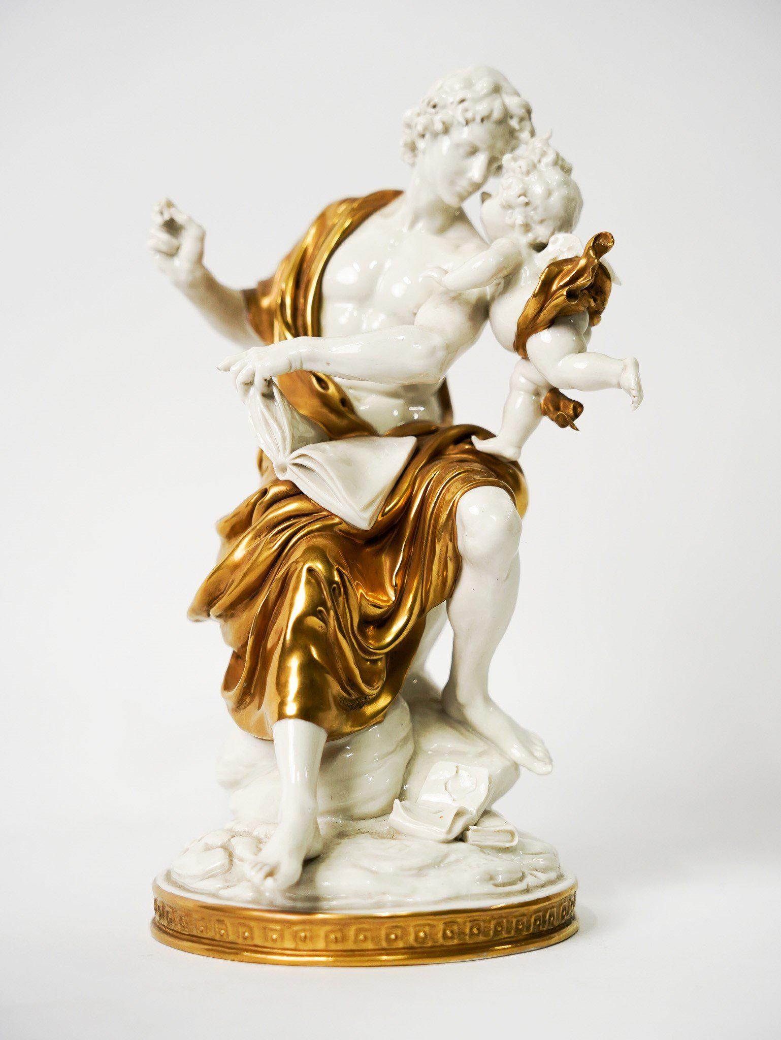 Capodimonte porcelain group, Apollo (1 of 6)