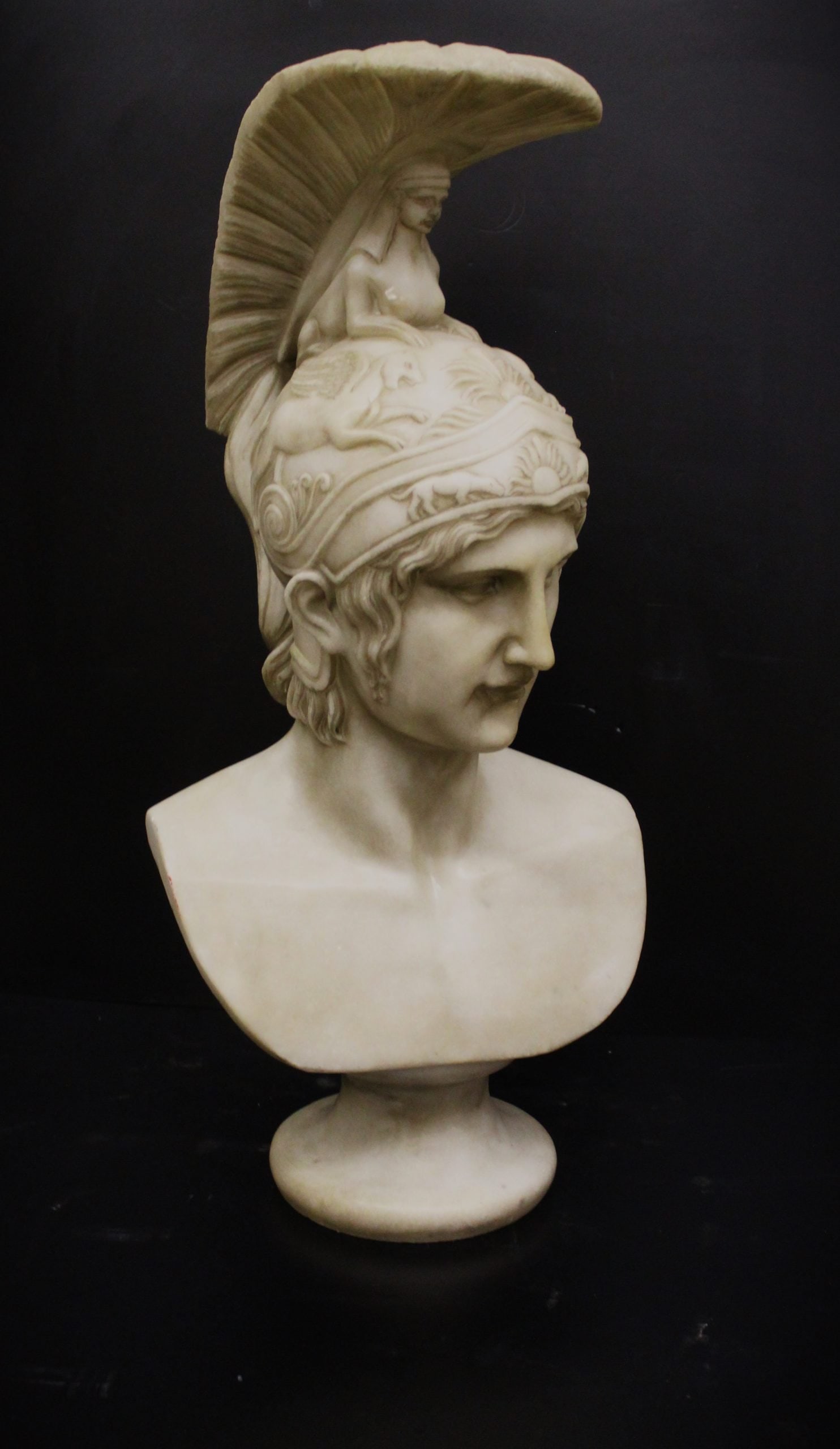 Achilles, in white marble bust (1 of 7)