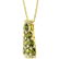 Contemporary Design Olive Green Peridot Necklace - 2