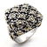 Two-Tone Contemporary Fashion Ring
