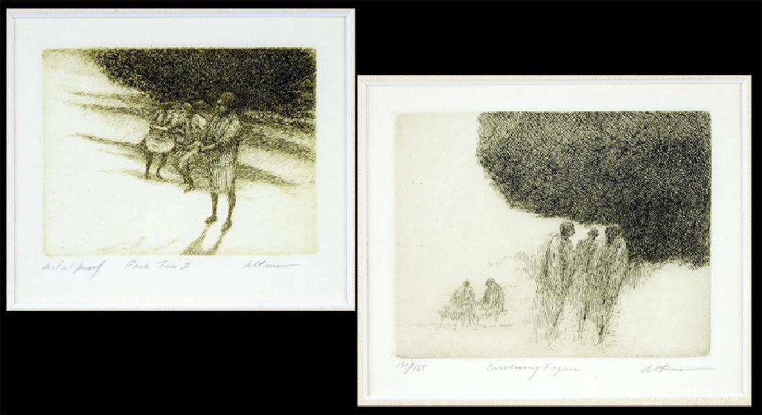 Harold Altman (American, 1924-2003) Two Etchings. (1 of 1)