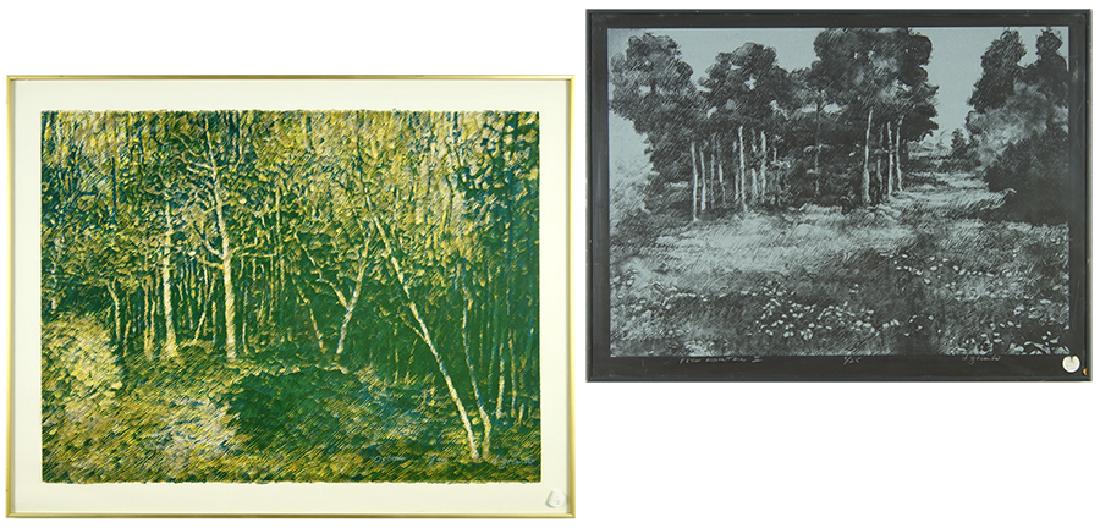 Dan Ziembo (American, B. 1941) Two Works. (1 of 1)