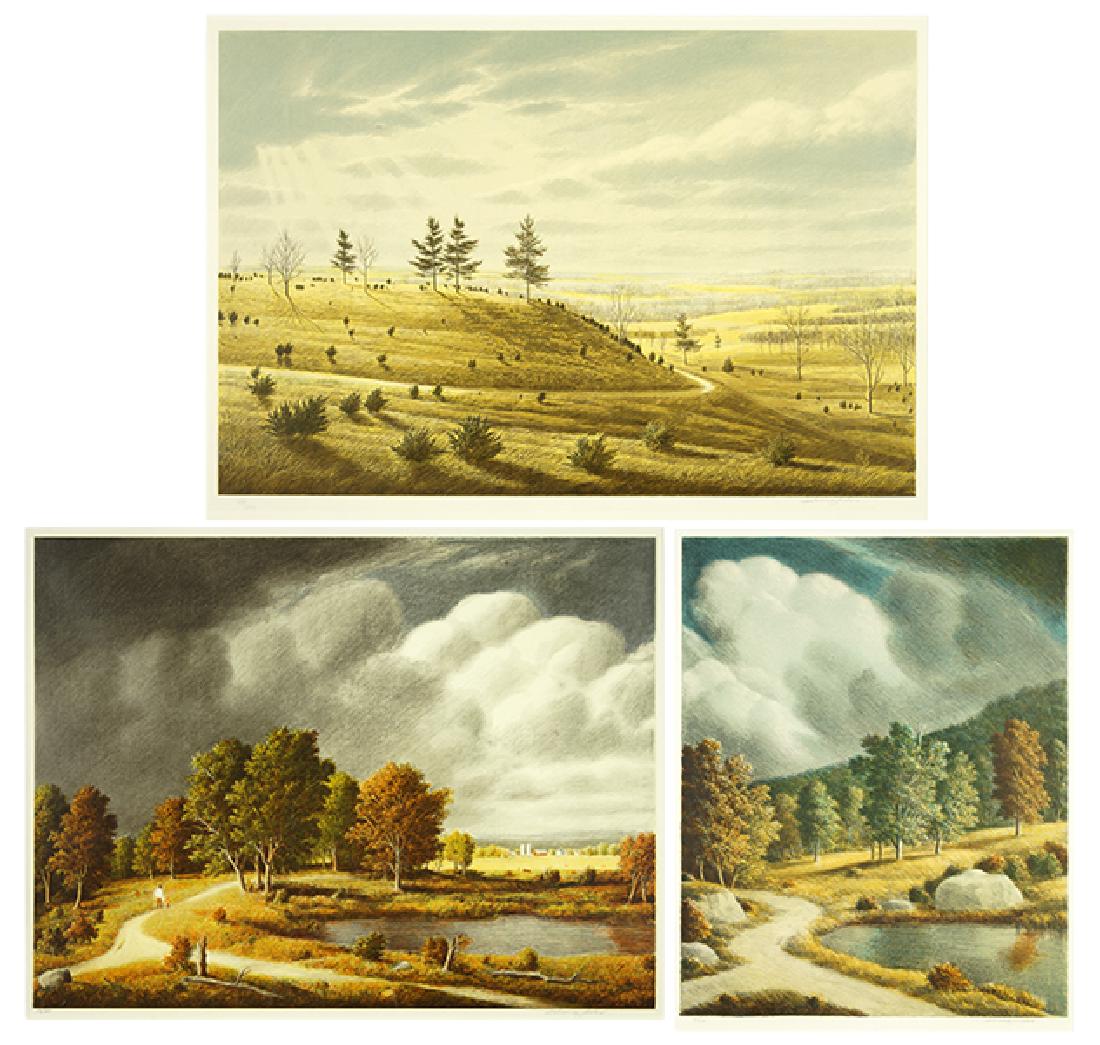 Thomas Locker (American, B. 1937) Three Works. (1 of 1)