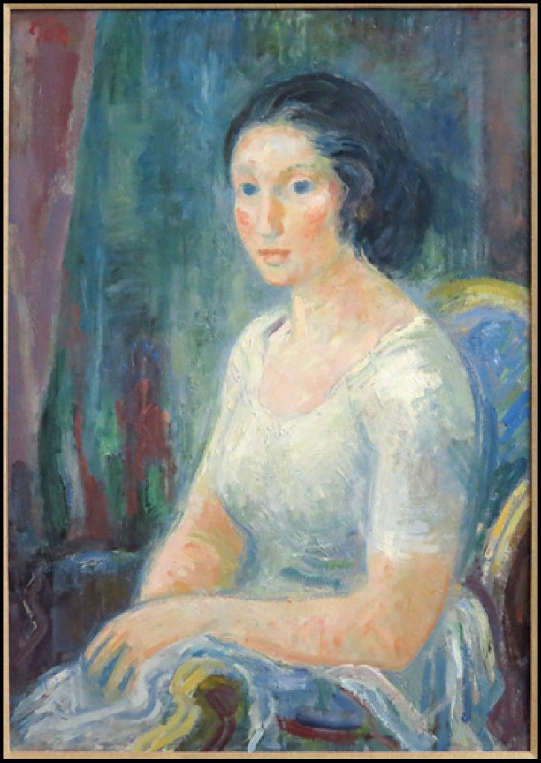 Hans Gott (German 1883-1973) Portrait of Woman. (1 of 6)