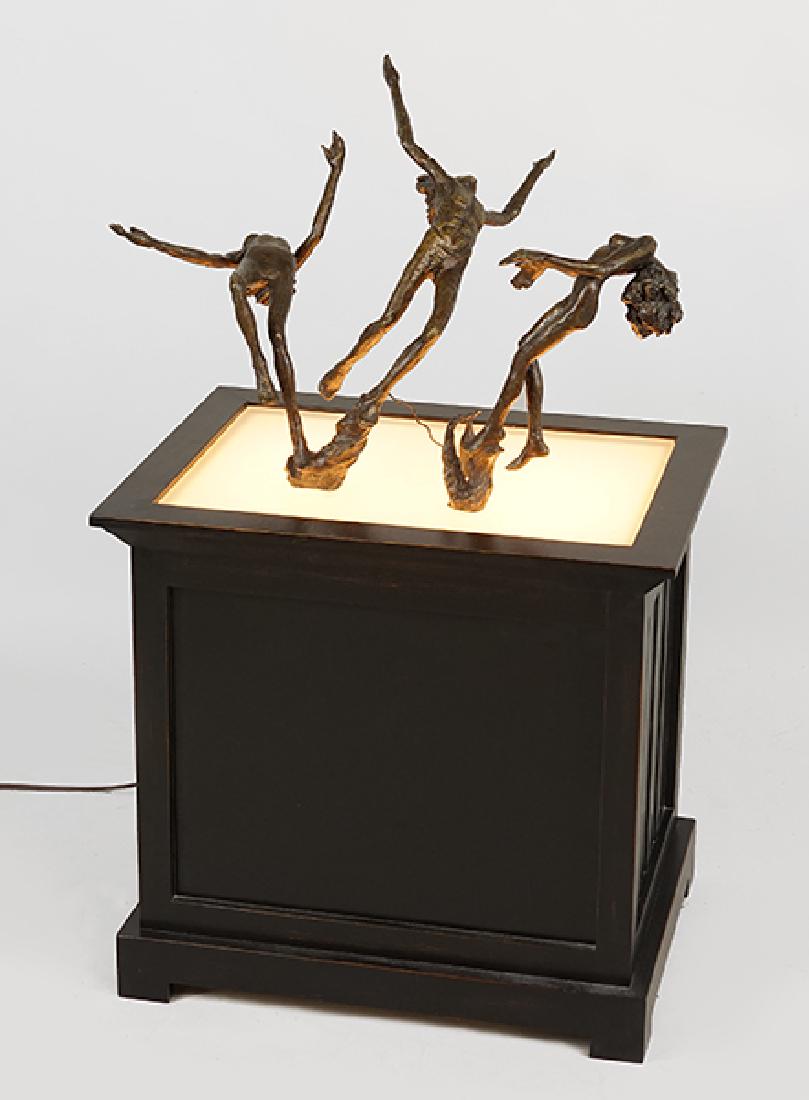 Victor Salmones (Mexican, 1937-1989) Three Figures. (1 of 3)