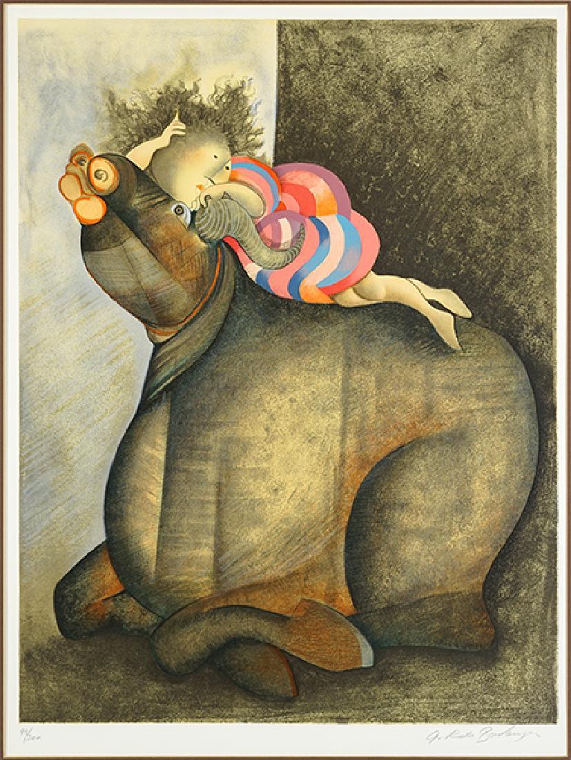 Graciela Rodo Boulanger (Bolivian, B. 1935) Girl on a (1 of 3)