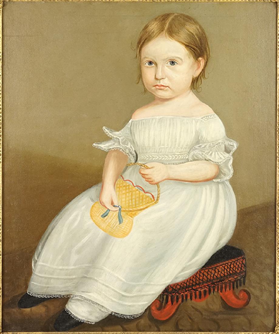 Artist Unknown (American, 19th Century) A Little Girl (1 of 2)