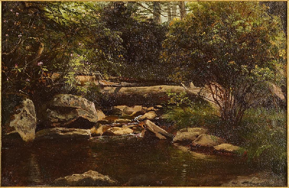 Artist Unknown (American, 19th Century) Forest Brook. (1 of 2)