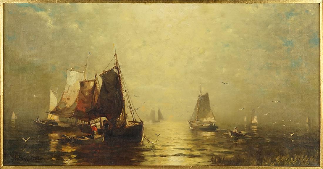 George McCord (American, 1848-1909) Fishing Boats. (1 of 5)