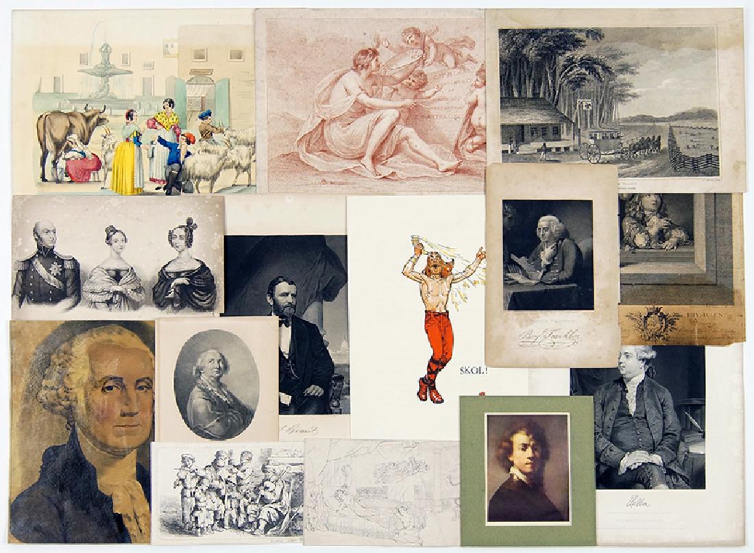 A Collection of 19th & 20th Century Prints. (1 of 1)