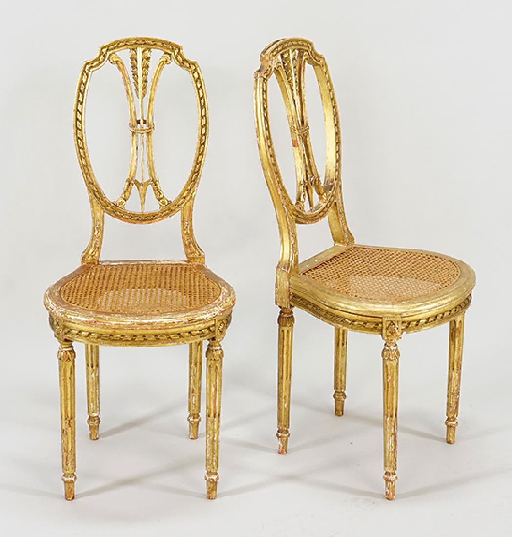 A Pair of French Side Chairs. (1 of 1)