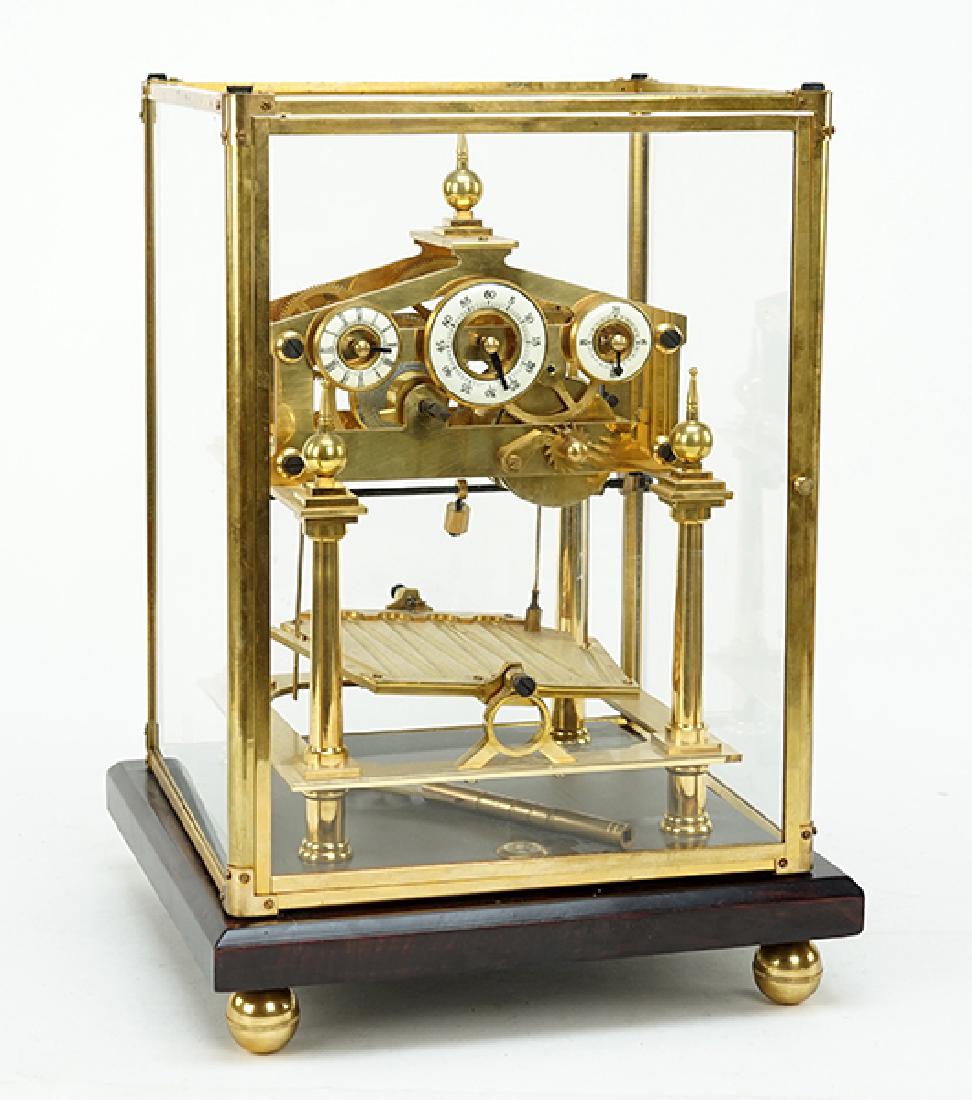 An English Brass Clock. (1 of 3)