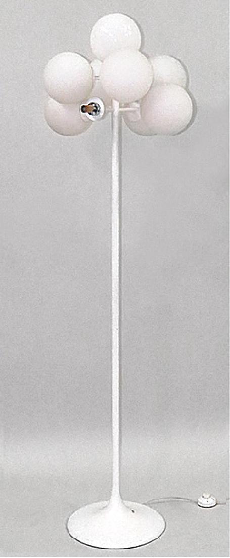 A Max Bill Nine-Light Globe Floor Lamp. (1 of 1)