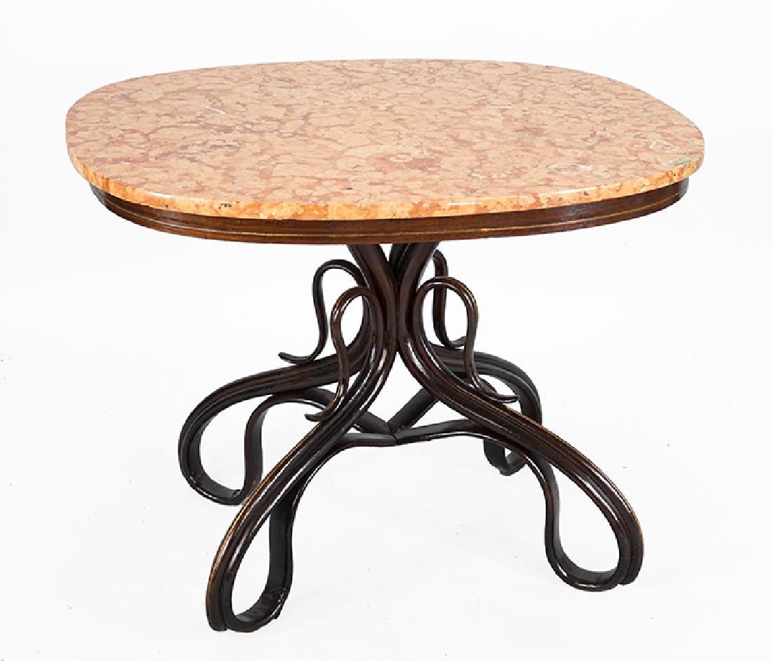 A Thonet Marble Top Occasional Table. (1 of 1)