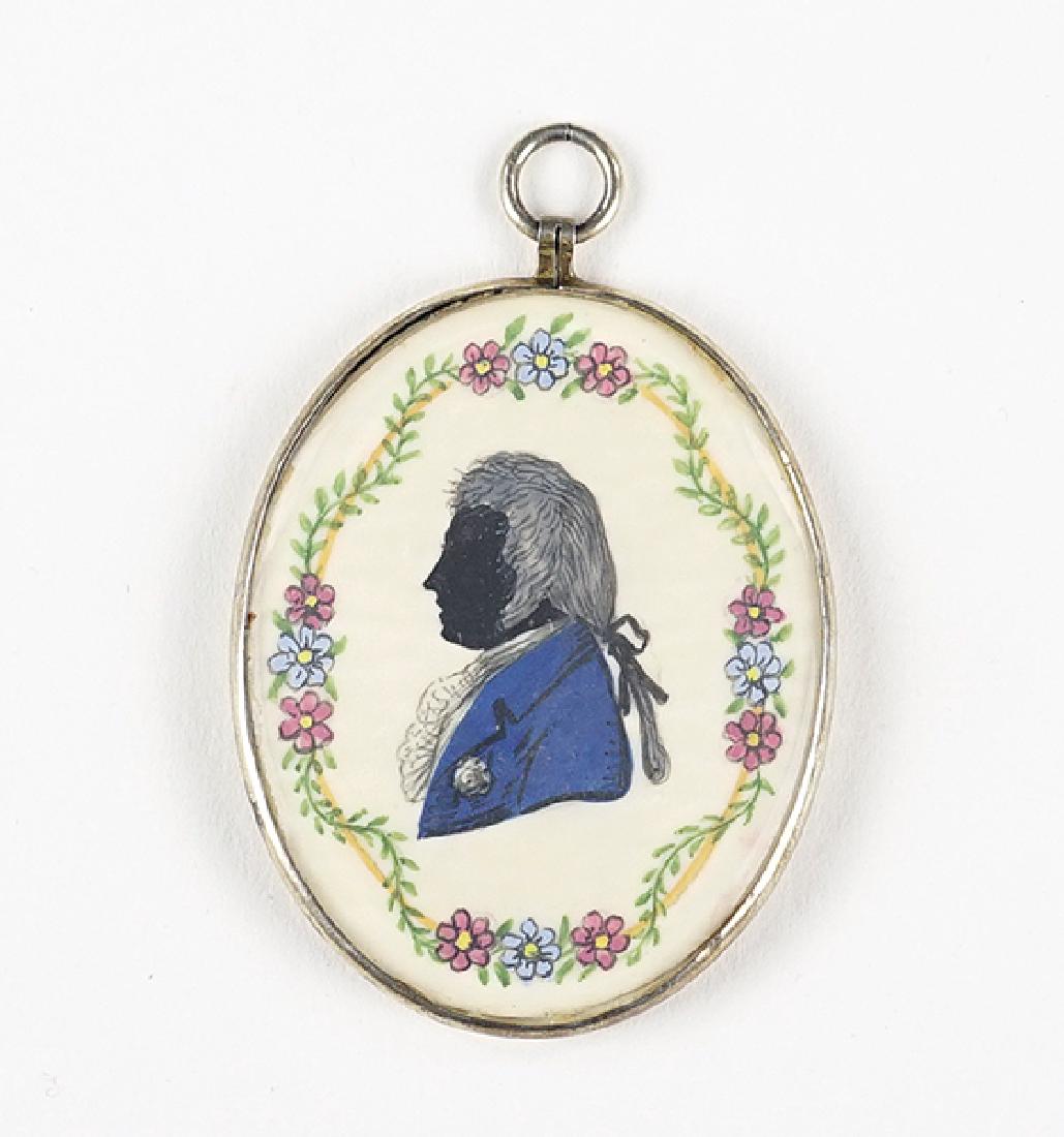 A Double Sided Portrait Miniature. (1 of 1)