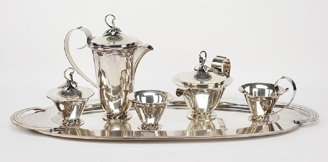 A Royal Hickman Silverplate Tea and Coffee Service. (1 of 1)