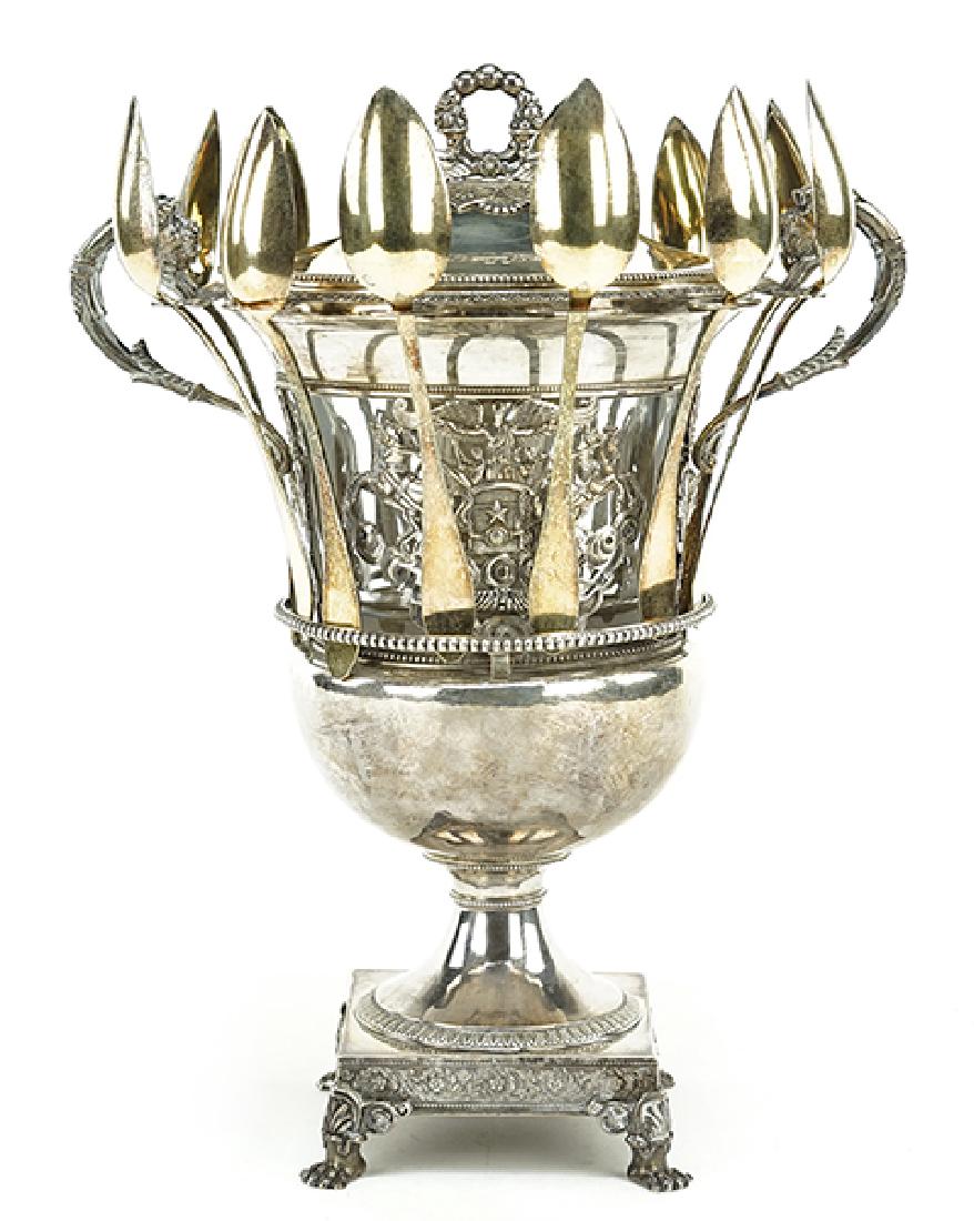 A 19th Century French Silver Confiturier. (1 of 9)