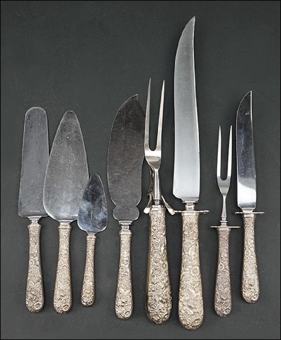 A Collection of S. Kirk Sterling Silver Serving Pieces. (1 of 1)