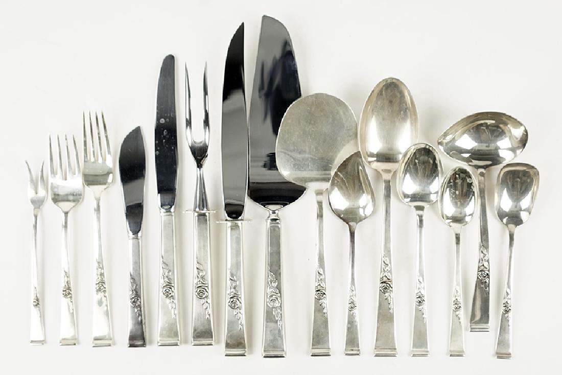A Reed & Barton Sterling Silver Flatware Service. (1 of 2)