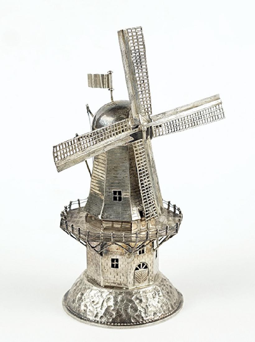 A Dutch Silver Spice Tower. (1 of 1)