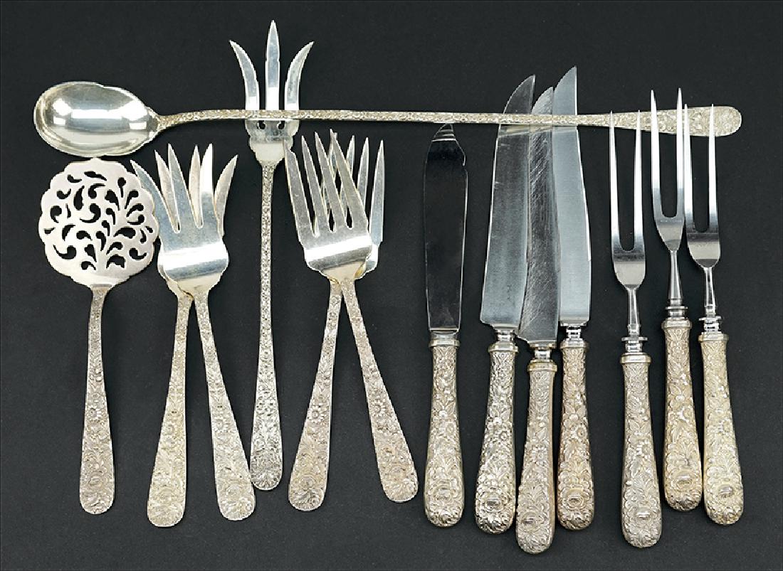 A Collection of S. Kirk Sterling Silver Serving Pieces. (1 of 1)