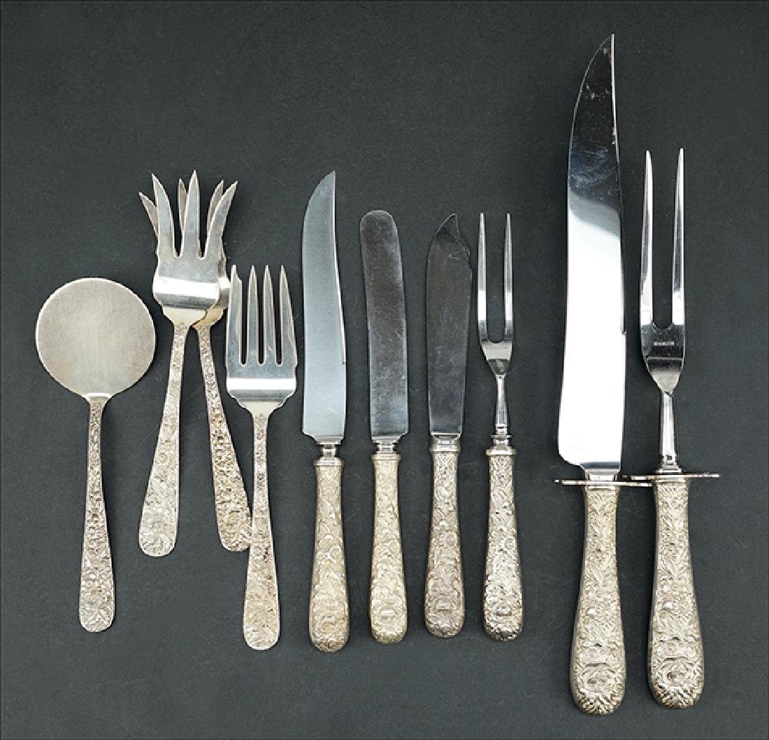 A Collection of S. Kirk Sterling Silver Serving Pieces. (1 of 1)