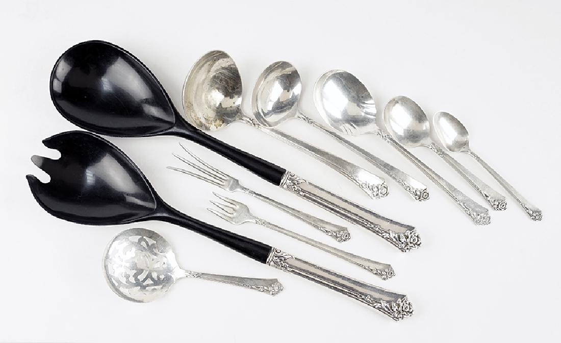 An Heirloom Sterling Silver Partial Flatware Service. (1 of 1)