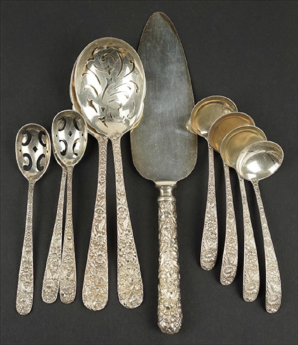 A Collection of S. Kirk Sterling Silver Serving Pieces. (1 of 1)