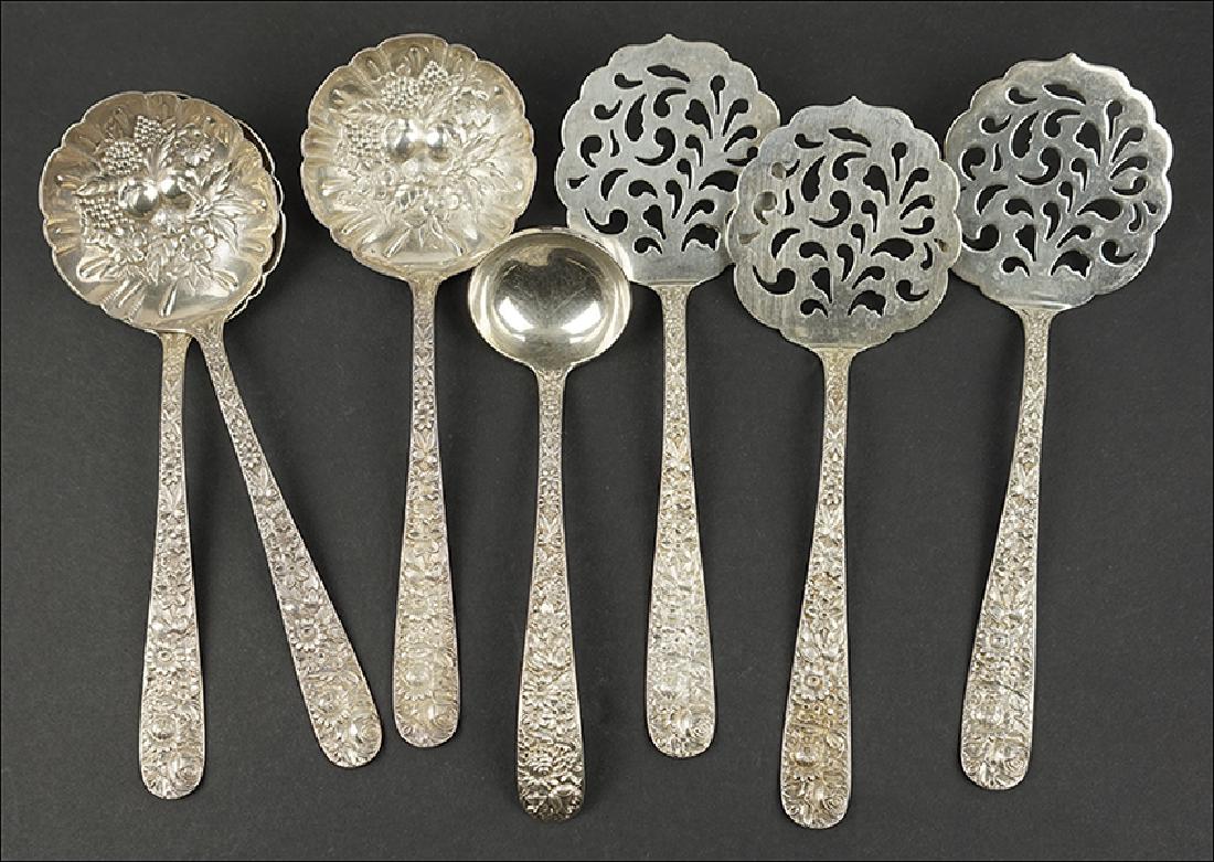 A Collection of S. Kirk Sterling Silver Serving Pieces. (1 of 1)