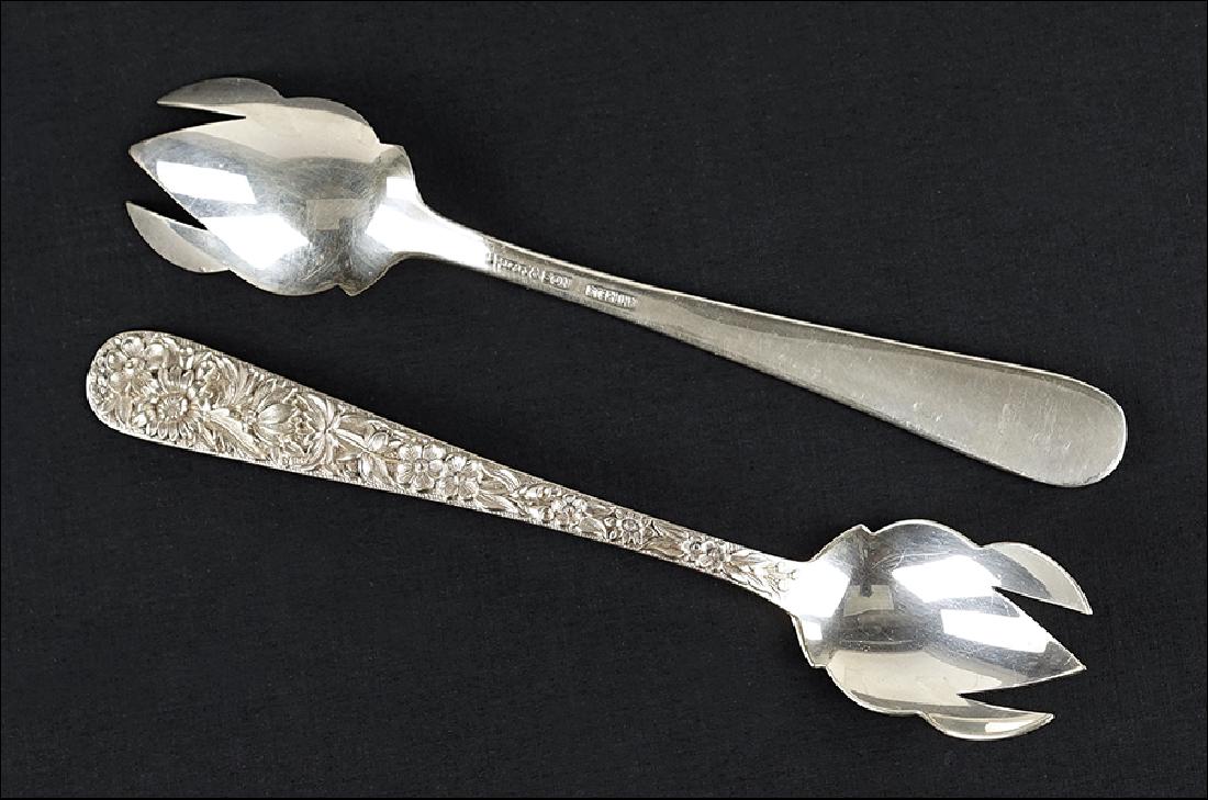 A Set of 19 S. Kirk Sterling Silver Ice Cream Forks. (1 of 1)