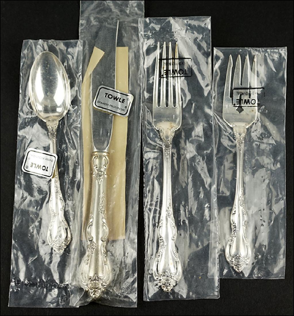 A Towle Sterling Silver Flatware Service. (1 of 1)