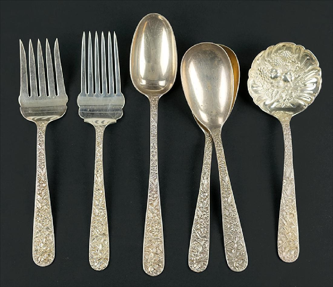 A Collection of S. Kirk Sterling Silver Serving Pieces. (1 of 1)