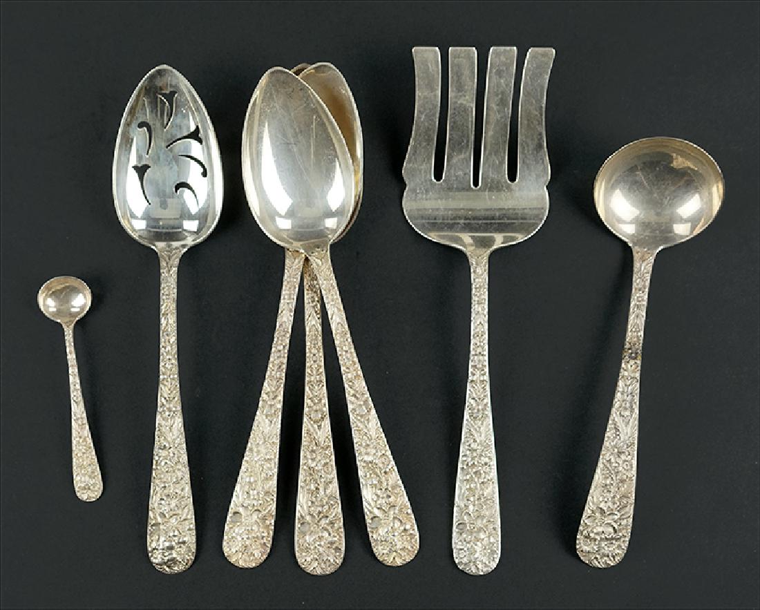 A Collection of S. Kirk Sterling Silver Serving Pieces. (1 of 1)