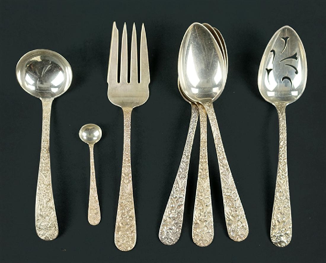 A Collection of S. Kirk Sterling Silver Serving Pieces. (1 of 1)