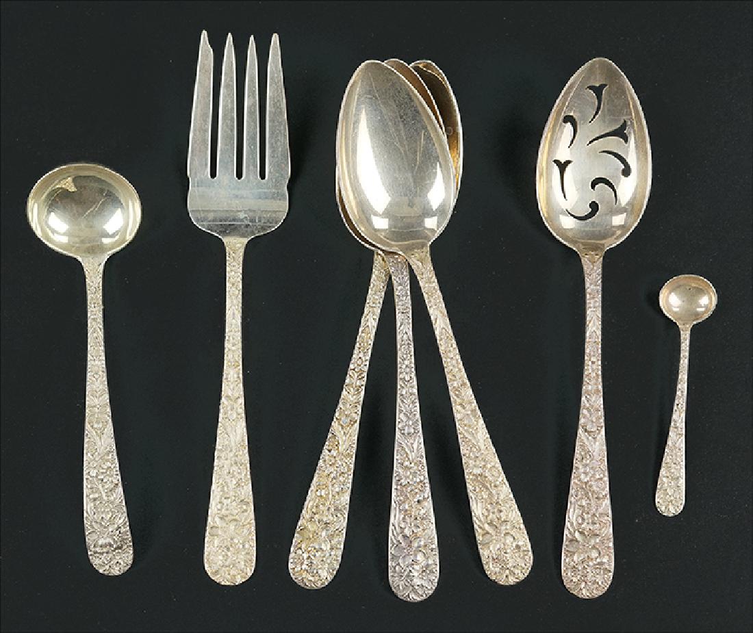 A Collection of S. Kirk Sterling Silver Serving Pieces. (1 of 1)