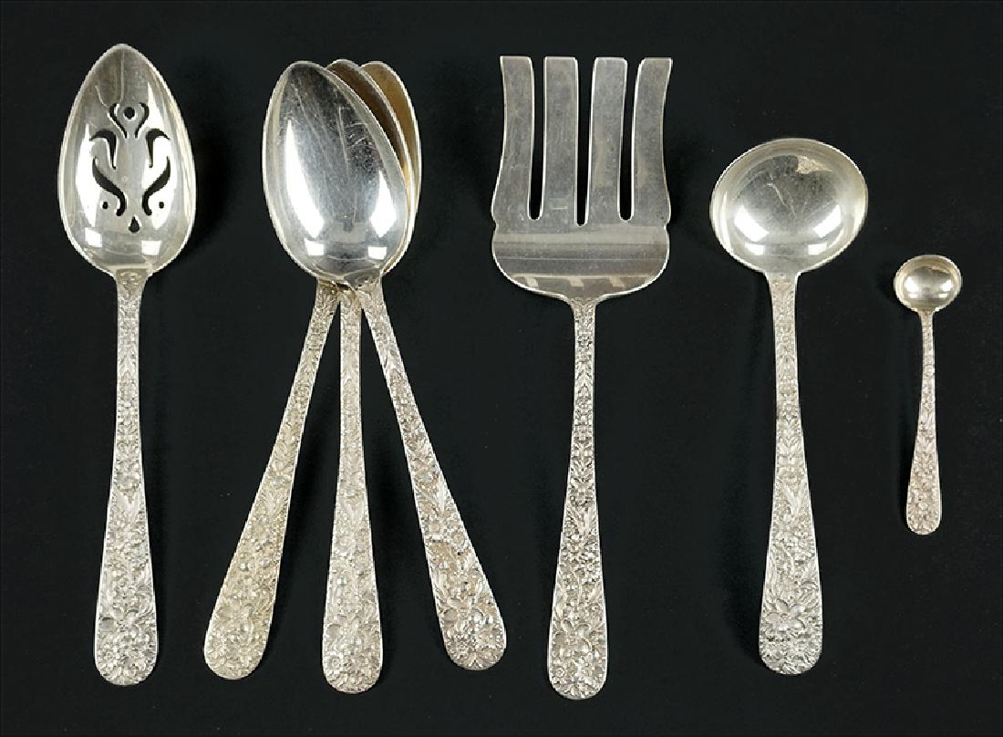 A Collection of S. Kirk Sterling Silver Serving Pieces. (1 of 1)